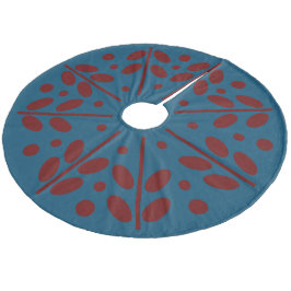 Skandinavisk folkart Julgran Skirt Julgransmatta Fleece