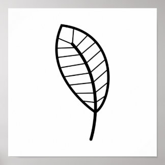 Skandinavisk folkart Minimalistisk illustration Poster