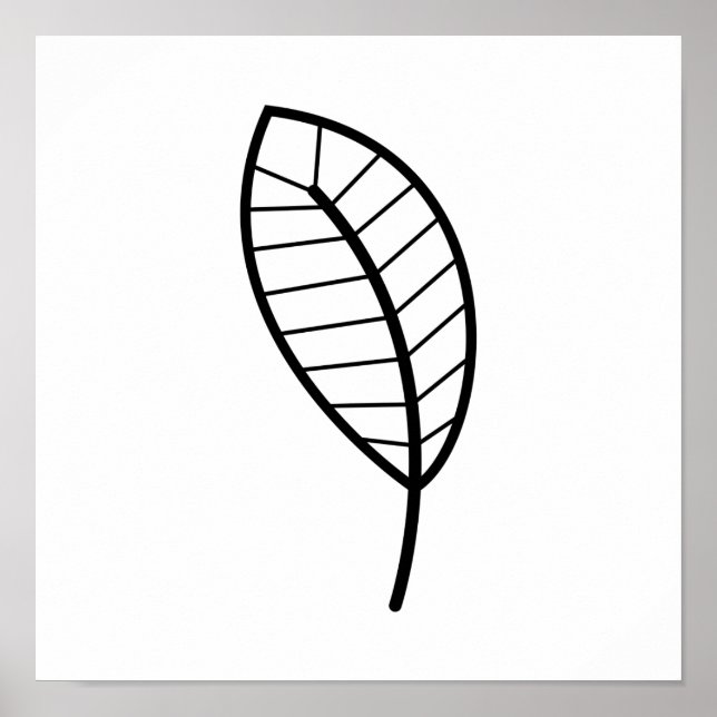 Skandinavisk folkart Minimalistisk illustration Poster (Framsidan)