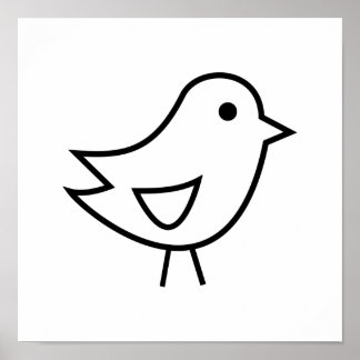 Skandinavisk folkart Minimalistisk illustration Poster