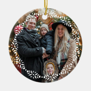 Skandinavisk Folkdala-häst Jul  Julgransprydnad Keramik