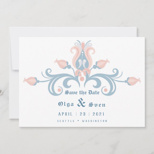 Skandinavisk folkgrupp spara datumet (Framsida)