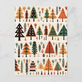 Skandinavisk folkkonst jul Mönster Vykort