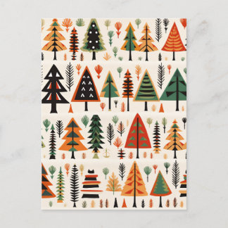 Skandinavisk folkkonst jul Mönster Vykort