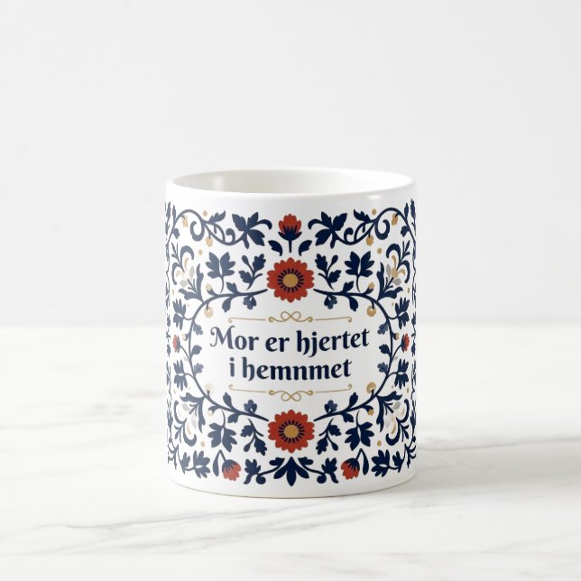 Skandinavisk Folkkonst Morsdags Kaffemugge Kaffemugg (Center)