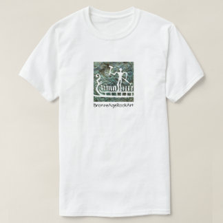 Skandinavisk frakt för bronsåldernstenkonst tee shirt