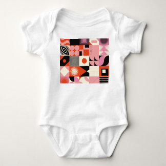Skandinavisk geometri: Färgteckning Mönster T Shirt