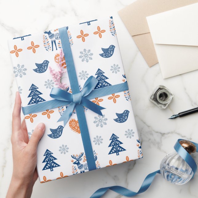 Skandinavisk Hjort jul Presentpapper (Gifting)