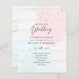 Skandinavisk japandi Modern Abstrakt Bröllop