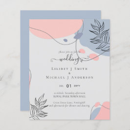 Skandinavisk japandi Modern Abstrakt Bröllop