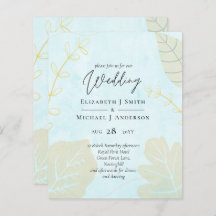 Skandinavisk japandi Modern Abstrakt Bröllop