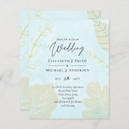 Skandinavisk japandi Modern Abstrakt Bröllop