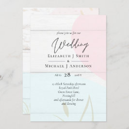 Skandinavisk japandi Modern Abstrakt Bröllop