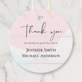 Skandinavisk japandi Modern Abstrakt Bröllop Gåvor Etiketter