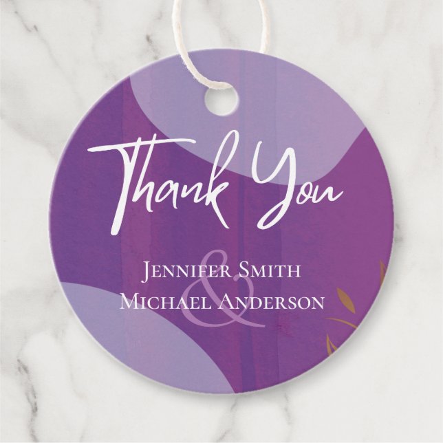 Skandinavisk japandi Modern Abstrakt Bröllop Gåvor Etiketter (Framsida)