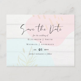 Skandinavisk Japandi Modern Abstrakt Bröllop Vykort