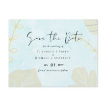 Skandinavisk japandi Modern Abstrakt Bröllop