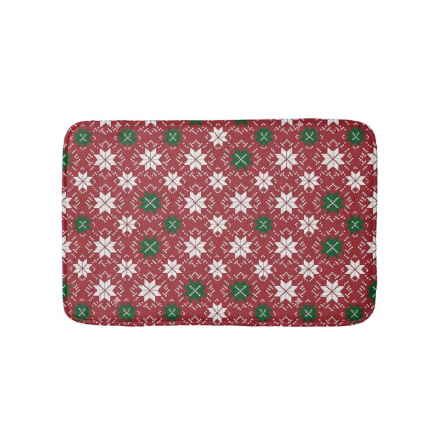 Skandinavisk jul Fair Isle Edition 1 Badrumsmatta (Framsidan)