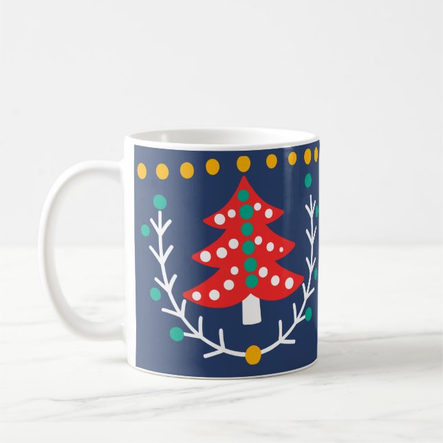 Skandinavisk jul kaffemugg (Vänster)