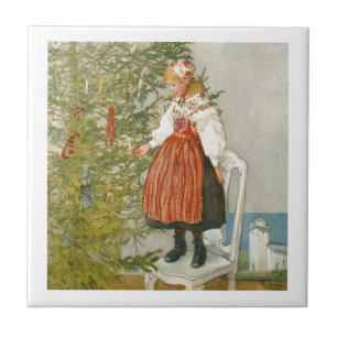 Skandinavisk jul kakelplatta