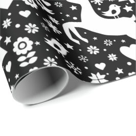 Skandinavisk jul mönster presentpapper