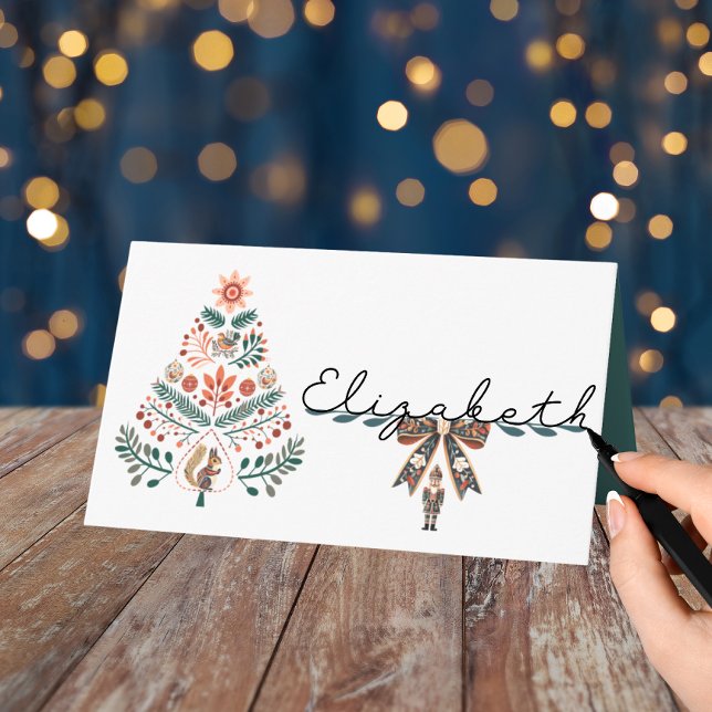Skandinavisk jul placeringskort (Skapare uppladdad)
