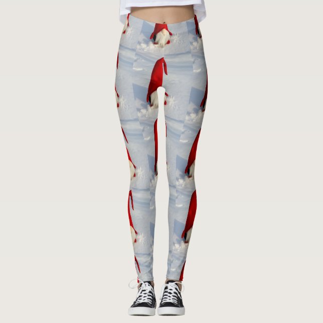Skandinavisk julGnome Leggings (Framsida)