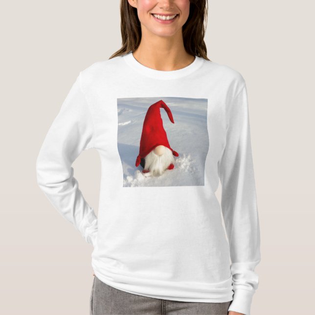 Skandinavisk julGnome T-shirt (Framsida)