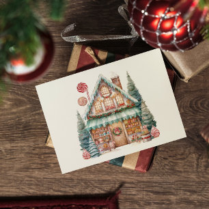 Skandinavisk julmagi helg vykort
