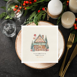 Skandinavisk julmagi pappersservett