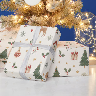 Skandinavisk julMinimalistisk nordisk jul Presentpapper