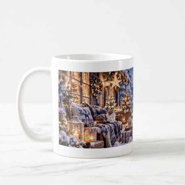 Skandinavisk julmugg kaffemugg (Vänster)