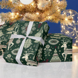 Skandinavisk julstämning presentpapper