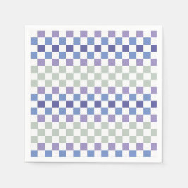 Skandinavisk Minimal Pastell Grön och Lavendel Pappersservett