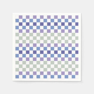 Skandinavisk Minimal Pastell Grön och Lavendel Pappersservett