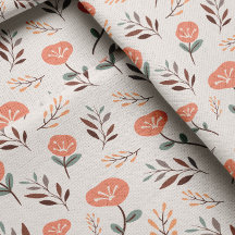 Skandinavisk röd vallmofabric