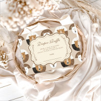 Skandinavisk Safari Lejon Baby Shower Draperi Lott