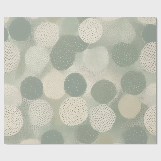 Skandinavisk Salvia Prick Presentpapper (Platt)