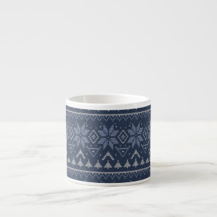 Skandinavisk, stickning espressomugg
