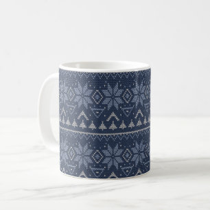 Skandinavisk, stickning kaffemugg