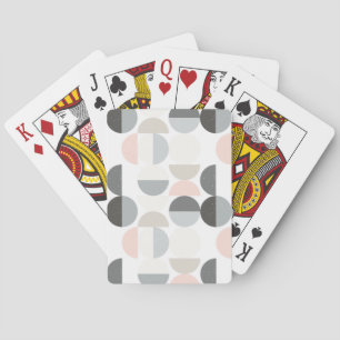 Skandinavisk stil Halv-Cirklar mönster Casinokort