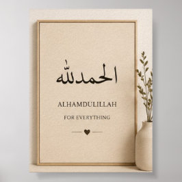Skandinavisk stil islamisk väggdekor poster
