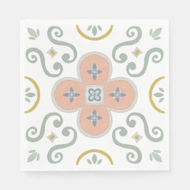 skandinavisk terracotta pappersservett