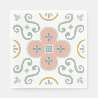 skandinavisk terracotta pappersservett