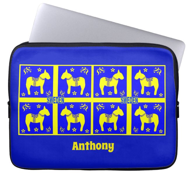 skandinavisk utformning,Sveteranskt häst,Personali Laptop Fodral (Framsidan)