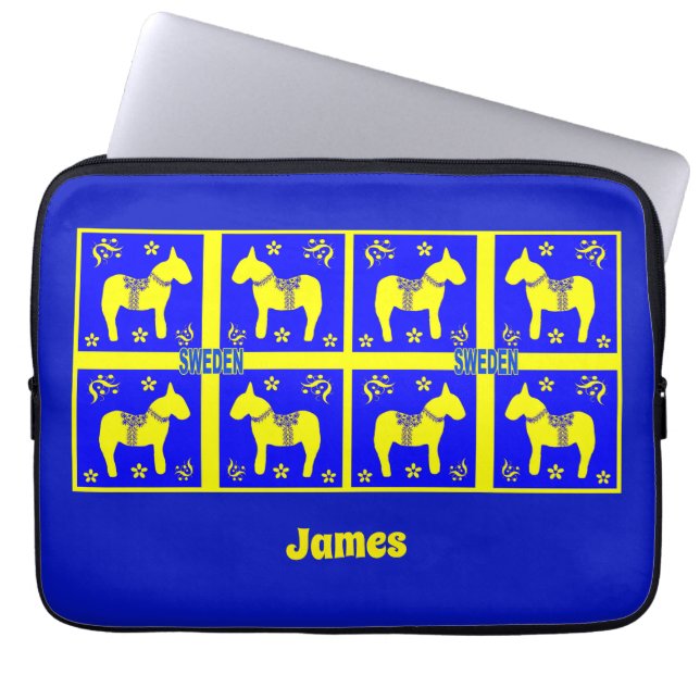 skandinavisk utformning,Sveteranskt häst,Personali Laptop Fodral (Framsidan)