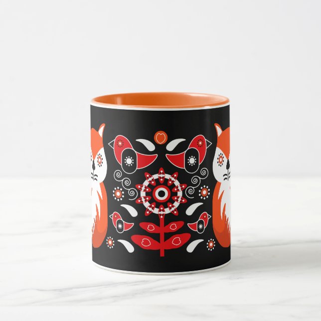 Skandinaviska folkbildtryckningar | Nordiska Decor Mugg (Center)