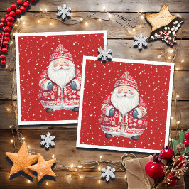 Skandinaviska folkgruppen Jultomten Pappersservett