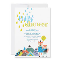 Skandinaviska folkkonst Babyskor Inbjudningskort F