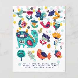 Skandinaviska folkkonst Julafton Helgdagar Brev